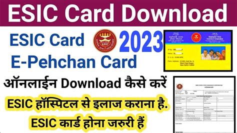 online esic smart card status|download my esic card.